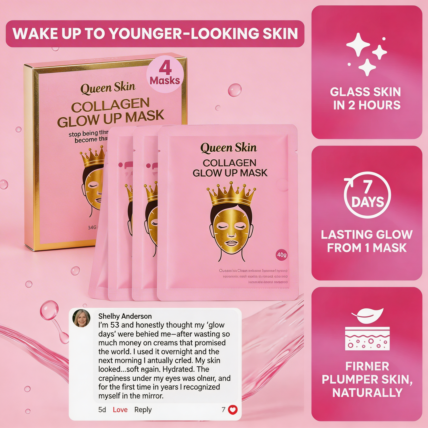 QueenSkin Collagen Mask