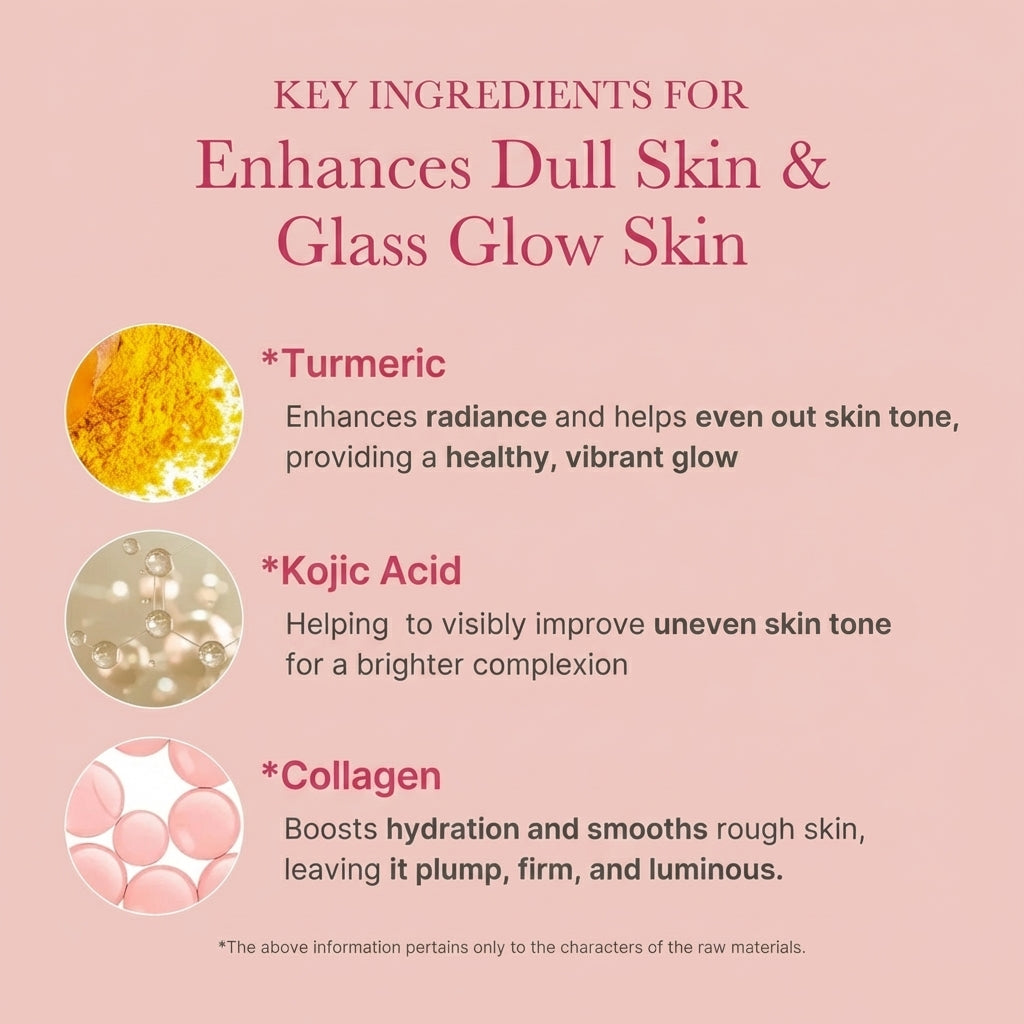 Wake Up To Radiant Skin With KOJIC ACID TURMERIC WRAPPING MASK - QUEEN SKIN